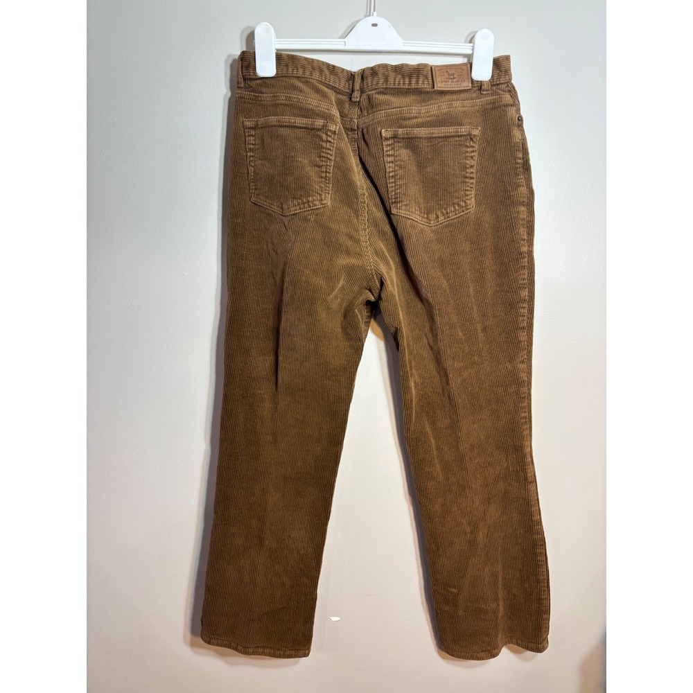 Lauren Ralph Lauren Brown Corduroy Pants Mens Straight Leg Stretch 14P - Picture 4 of 4